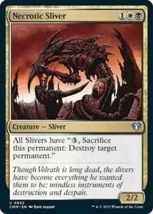NECROTIC SLIVER 932 Commander Masters MTG Magic NM - Picture 1 of 1