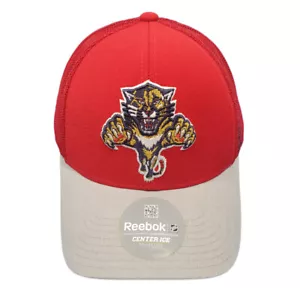 Cappello Berretto NHL Reebok Florida Panthers Trucker Maglia Snapback Curvo Bill Adulti - Foto 1 di 4