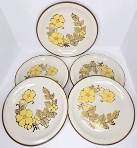 4 platos de cena BUTTERTREE de Yamaka y piedra y un plato de 12", gres Japón - Imagen 1 de 10