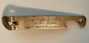 TAMO SHANTER I-7 Opener - APOLLO - 1930's - American Brewing Co. of Rochester NY - Picture 1 of 6