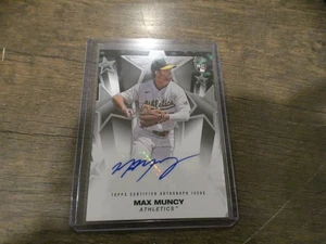 2025 Topps Update Max Muncy Baseball Stars Auto Autograph RC Athletics #BSAU-MMU - Picture 1 of 4
