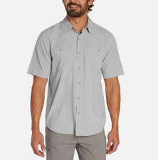 calvin klein move 365 dress shirt Calvin Klein Men's Kinetic Stretch Spread Collar Dress Shirt - Oat