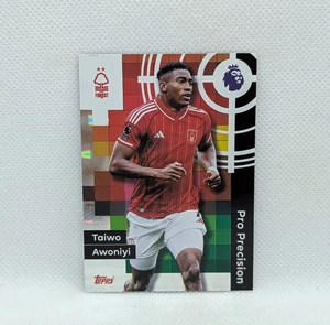 2025-26 Topps Premier League - Taiwo Awoniyi -Pro Precision - Picture 1 of 2