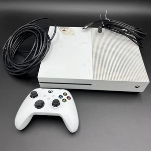 Consola Microsoft Xbox 1 S 1TB Blanca Solo Edición Disco Para Piezas Reparación 1681 - Imagen 1 de 12