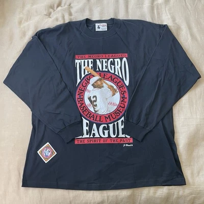 Camisa de béisbol vintage de los 90 de las ligas negras manga larga XXL Foto 1 de 4
