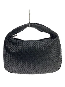 BOTTEGA VENETA Intrecciato Hobo Handbag Leather BLK 115653 - Picture 1 of 6
