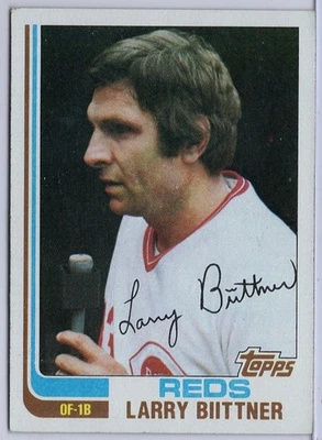 1982 Topps #159 Larry Biittner in EXMT Condition Reds - Image 1 of 2