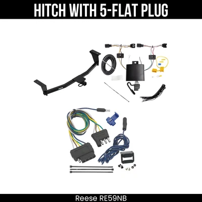 Enganche de remolque + cableado de 5 vías para receptor 21-25 Acura TLX 78296 1-1/4" clase 1 Foto 1 de 3