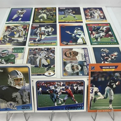 Herschel Walker Football Card Lot 1988 - 1995 Topps Dallas Cowboys Vikings NM+ - Image 1 of 4