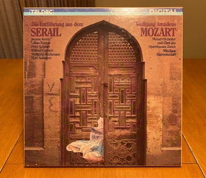 MOZART Die Entfuhrung Aus Dem Serail / Harnoncourt 3X LPs Teldec Digital NM/NM - Imagen 1 de 9