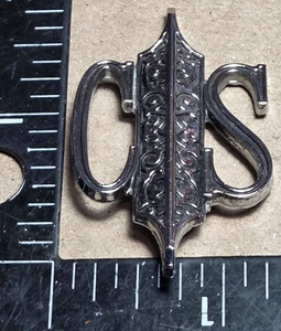 OLDSMOBILE CUTLASS SUPREME CS CIRCA '68 DOOR PANEL EMBLEM 9875069 (6218) - Picture 1 of 8