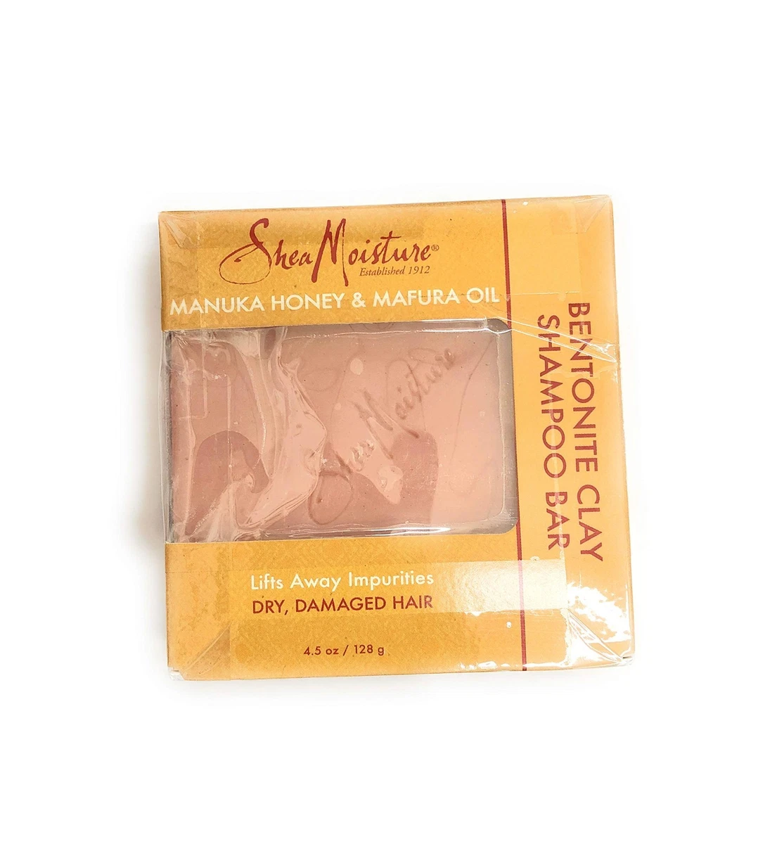 Shampoing Solide Shea Moisture Au Miel De Manuka & Huile De Mafura - 128g, Fabriqué Au UK