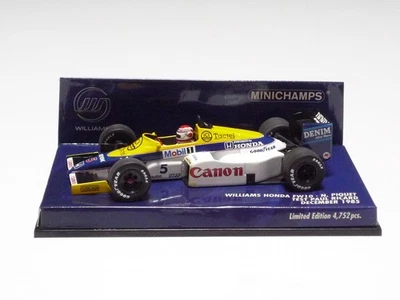 MINICHAMPS 1:43 WILLIAMS HONDA FW10 N. PIQUET TEST PAUL RICARD 1985 - Image 1 of 4