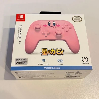 Wireless Controller for Nintendo Switch Kirby NSGP0348JP-01 Gobble PINK - Image 1 of 3