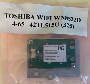 WN8522D4-65 WIFI MODULE FOR TOSHIBA MODEL 42TL515U HDTV - Picture 1 of 1
