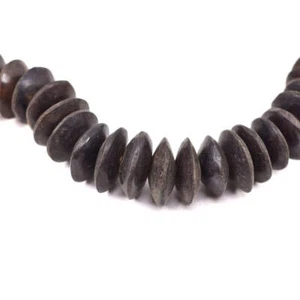 Coconut Shell Disk Beads - Picture 1 of 9