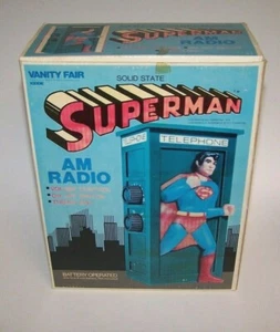 DC Comics Superman AM Radio Vanity Fair Neu in OVP selten Vintage 1976  - Bild 1 von 9
