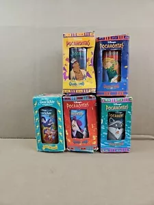 Vintage 1994 Disney Pocahontas Burger King Colors of the Wind Snow White 5 Cups - Picture 1 of 20