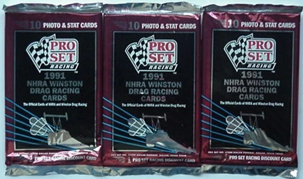 Tarjetas de carreras NHRA DRAG 1991 paquetes sin abrir (3) Don Garlits distribuidas al azar Foto 1 de 1