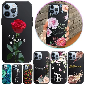 Pretty Flower Case For iPhone 16 Pro Max 15 14 13 12 11 Personalised Phone Cover - Picture 1 of 48