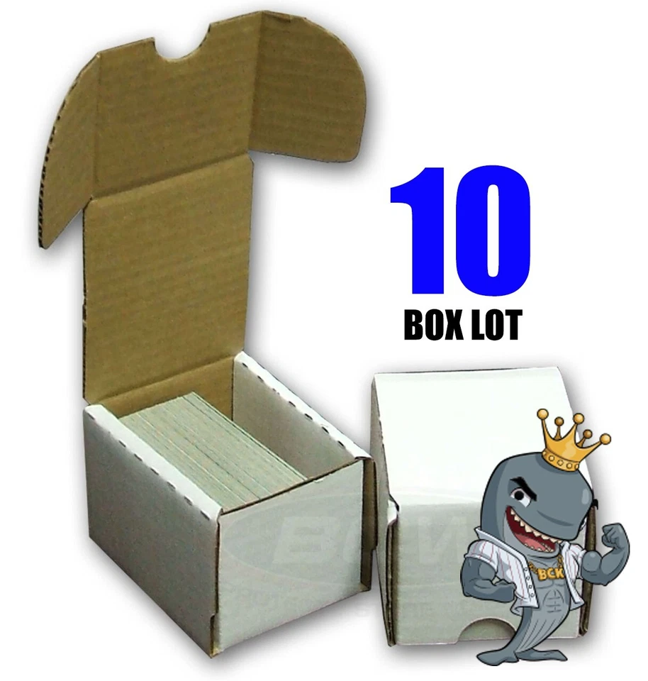 10x BCW 100-card Corrugated Storage Box (10ct Lot) - $1.76/box FREE SHIP - Image 1 of 1