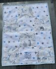 HANDMADE Embroidered Patchwork Baby Quilt Pram Cot Crib Sea Life