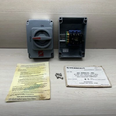 MENNEKES ME30MS1A-M2 HDI DISCONNECT SWITCH 30A 3PHASE 600VAC 15HP - Image 1 of 4