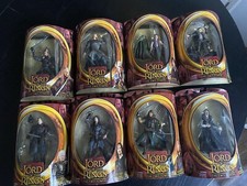 Lord Of The Rings Action Figure Lot Of 8 - Two Towers NIB ToyBiz LotR Frodo