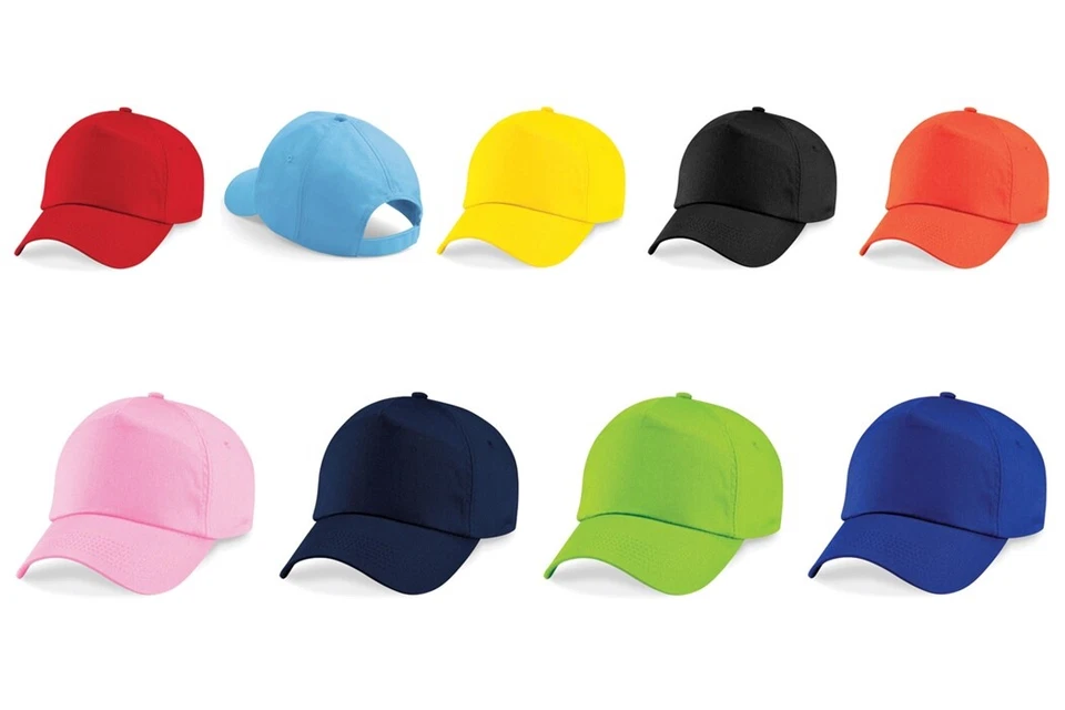 Beechfield Kinder Basecap Baseball-Cap JUNIOR ORIGINAL 5-PANEL CAP Neu CB10B