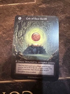 Orb of Baal Berith - Zauberei umstrittenes Reich Alpha einzigartig NICHT FOLIE NM - Bild 1 von 1