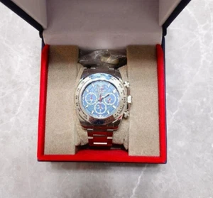 Blue Impulse 60th Anniversary Analog Watch Solar Radio Chronograph Limited Japan - Picture 1 of 9