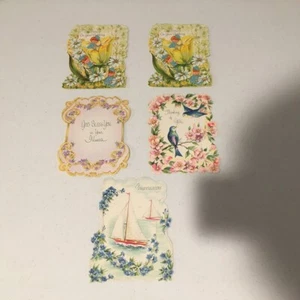 Lot 50er Jahre TRI FOLD OUT unbenutzte GRUSSKARTEN **OHNE UMSCHLÄGE** USA - Bild 1 von 11