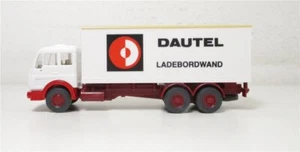 Wiking H0 1/87 18451 MB Koffer LKW Dautel Ladebordwand in OVP - Bild 1 von 1