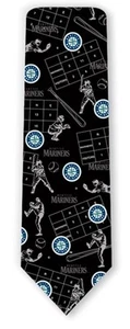 SEATTLE MARINERS LICENSED MLB TIE BY RALPH MARLIN 3843 - Picture 1 of 1