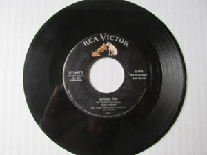 Eddie Fisher Without You / No Other One 45 RPM RCA Victor 47-6470  - Bild 1 von 2