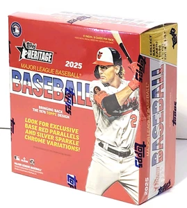 2025 TOPPS HERITAGE MEGA BOX - 136 cards - BASEBALL Brand New Factory Sealed - Picture 1 of 5