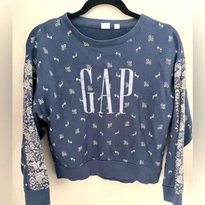 Gap Kids Floral Crewneck Girls Size 12 XL - Picture 1 of 4