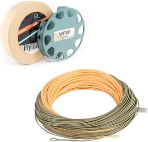 Línea de pesca con mosca Spey para una sola mano peso hacia adelante flotante WF3F-8F 90 ft - Imagen 1 de 7