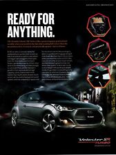 Hyundai Veloster Turbo "Ready For Anything" Original A4 Colour Print Ad