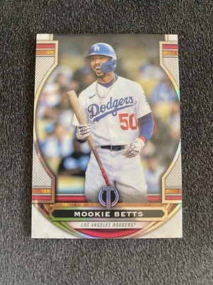 2023 Topps Tribute Baseball Mookie Betts #45 - Los Angeles Dodgers - Image 1 of 2