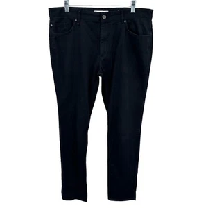 Jeans donna Zara skinny fit taglia 36 vita media nero tasche minimalista casual - Foto 1 di 12