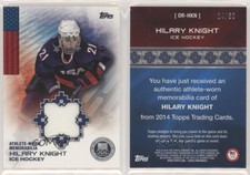 2014 US Olympic & Paralympic Team and Hopefuls Relics Silver /50 Hilary Knight