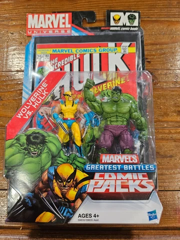 2011 Marvel Universe Wolverine Vs Incredible HULK Battle Comic Pack #181 Cover