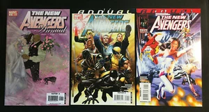 NEW AVENGERS 1 2 3 ANNUAL SET MIKE MAYHEW NM LUKE CAGE JESSICA JONES SPIDER MAN - Picture 1 of 7