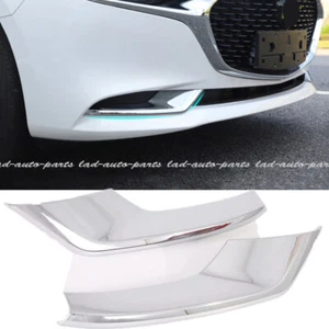 Cubierta de recorte cromada para luces antiniebla delanteras para sedán Mazda 3 Axela 2019-2024 - Imagen 1 de 7