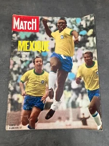 PARIS MATCH n°1102 19 juin 1970 Pelé à la Coupe du Monde de football F65 - Imagen 1 de 1