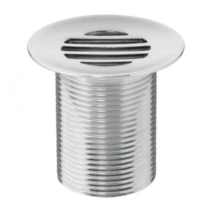 Bonde fixe de vidage pour lave-mains sans trop plein - écoulement libre - Grille - Picture 1 of 2