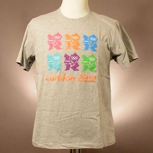 London 2012 Official Olympics Grey T shirt L - Picture 1 of 3