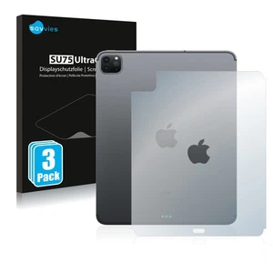 3x Film Protection Ecran pour Apple iPad Pro 11" 2020 (Arrière, 2e Gen.) Film - Photo 1/11