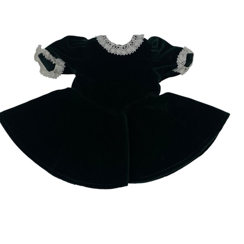 VETEMENTS Abito American Girl Molly McIntire Natale Verde Velluto Prima Edizione 1991